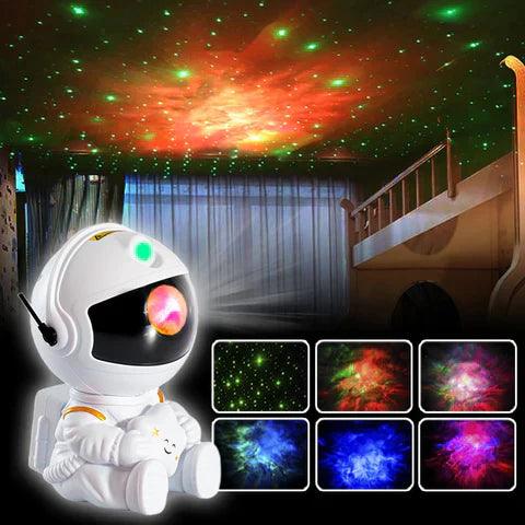 Projetor Astronauta Galaxy LED - Luzza Express